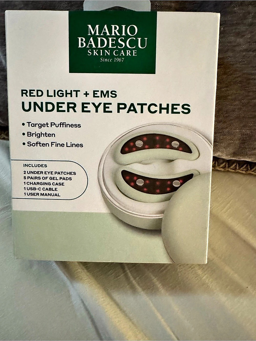 Mario Badescu Red Light + EMS Under Eye Patches Under Eye Patches